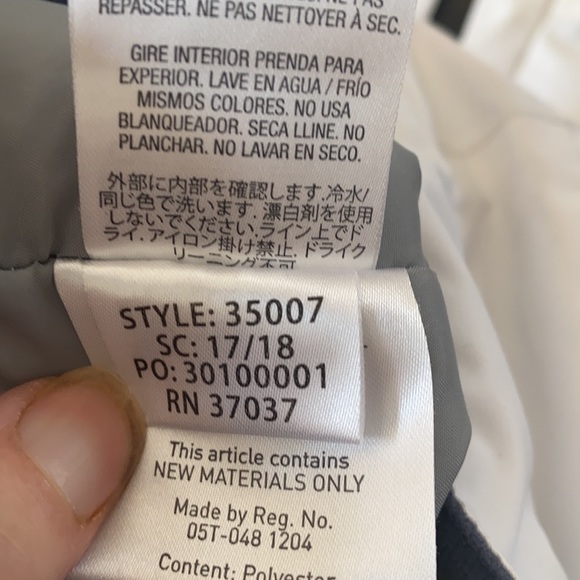 Obermeyer sport white ski  pants size med (10-12) - Picture 8 of 11